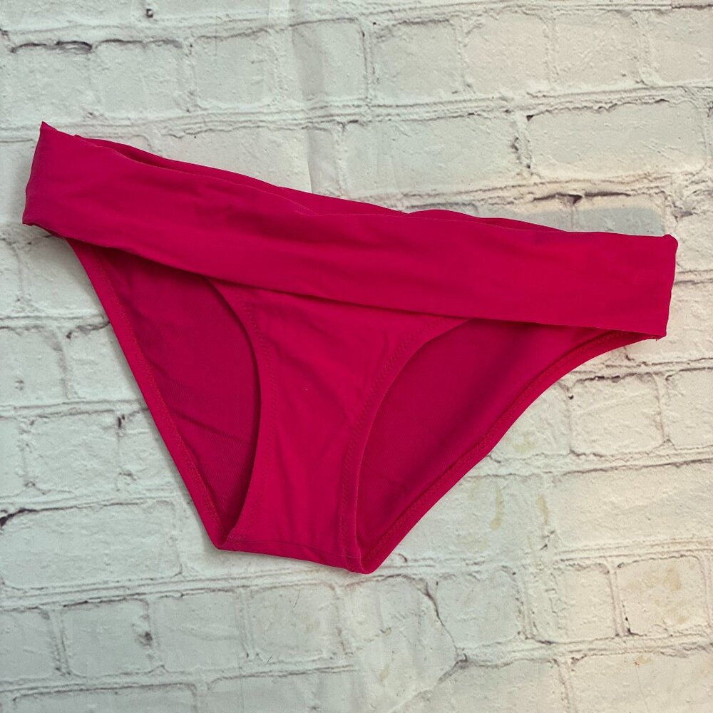 NWT Heidi Klein Magenta Fold Over Bottom Small